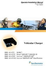 Tyco Electronics BML 161 67/162 Operator And Installation Manual