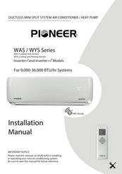 Pioneer WAS Series Installation Manual