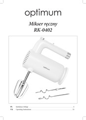 Optimum RK-0402 Operating Instructions Manual
