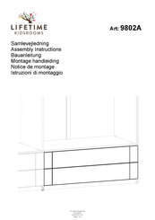Lifetime 9802A Assembly Instructions Manual