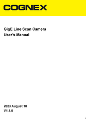 Cognex GigE CAM-CIC-4KL-28-G-1 User Manual