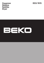 Beko DCU 7670 Manual