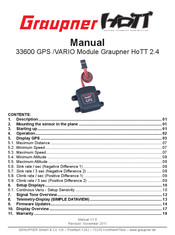 GRAUPNER 33600 Manual