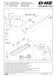 D+H VCD 203 Original Instructions