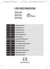 Emos ZY2135 Quick Start Manual