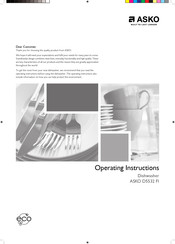 Asko D5532 FI Operating Instructions Manual