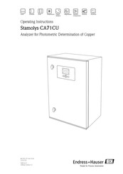 Endress+Hauser StamoLys CA 71 CU Operating Instructions Manual