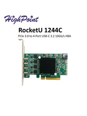 HighPoint RocketU 1244C Quick Installation Manual