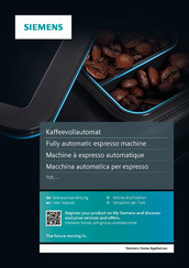 Siemens EQ.500 TQ503D01 User Manual