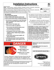 Kingsman Marquis Capri IDV44LPE2 Installation Instructions Manual