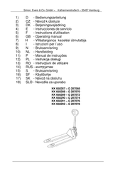 Simon, Evers & Co G 287070 Operating Manual