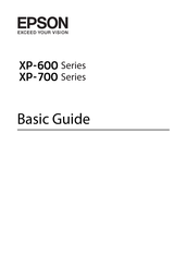 Epson XP-700 Series Basic Manual