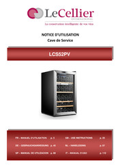 LeCellier LCS52PV Use Instruction