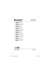 EINHELL 40.073.35 Operating Instructions Manual
