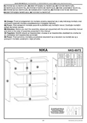 Black Red White NIKA NKG-60/72 Assembly Manual