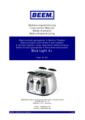 Beem Blue Light 4+ Instruction Manual