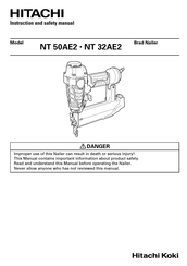 Hitachi NT 32AE2 Instruction And Safety Manual