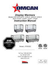 Omcan DW-CN-0120-5 Instruction Manual