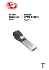 Western Digital SanDisk SecureAccess 4223411 Quick Start Manual