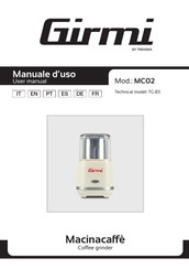 TREVIDEA Girmi TG-83 User Manual