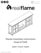 Realflame 7760E Assembly Instructions Manual