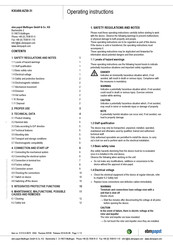 ebm-papst K3G450-AZ30-31 Operating Instructions Manual