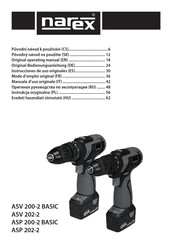 Narex ASV 200-2 BASIC Operating Manual
