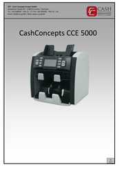 CASH CONCEPTS CCE 5000 Manual