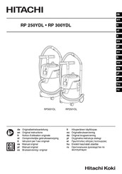 Hitachi Koki RP 250YDL Original Instructions Manual