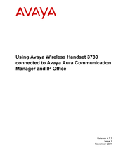 Avaya 3730 User Manual