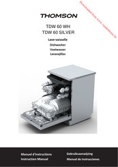 THOMSON TDW 60 SILVER Instruction Manual