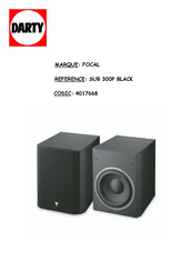 Focal SUB 300 P User Manual