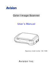 Avision BS-1708B User Manual
