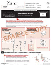 Spectrum Brands Pfister Weller LG42-WR0K Quick Installation Manual