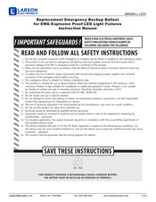 Larson Electronics EMGBALL-LED3 Instruction Manual