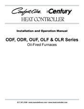 Comfort-Aire Century HEAT CONTROLLER ODF Series Installation And Operation Manual