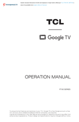 TCL P745 Series Operation Manual