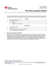 Texas Instruments DP141RLJ User Manual