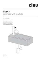 Clou flush 3 CL/03.03032 Installation Instructions Manual