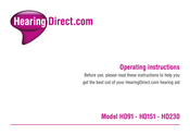 Hearing Direct.com HD 91 Operating Instructions Manual