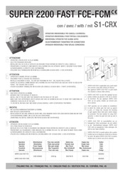 RIB SUPER 2200 FAST Manual