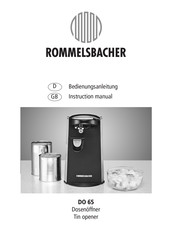 Rommelsbacher DO 65 Instruction Manual