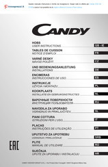 Candy CVG 64 User Instructions
