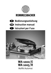 Rommelsbacher WA 1005/R Instruction Manual