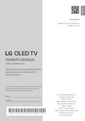 LG OLED83C36LA.AFU Owner's Manual