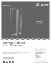 Sauder HomePlus 411963 Manual