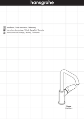 Hans Grohe Focus 31609 1 Series Installation/User Instructions/Warranty