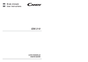 Candy CDS 210 User Instructions