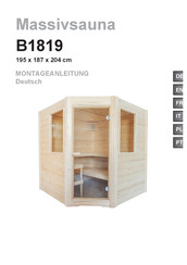 Harvia B1819 Installation Instructions Manual