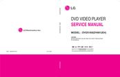 LG GoldStar DVD5185 Service Manual